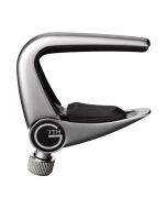G7th Newport Uke/Banjo Silver Capo, Adjustable Tension, Silicone Pads for Classical, Flamenco Guitar