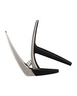 G7th Nashville Classical Capo, One-Handed Use for Flamenco Guitars, Low Tension Design, Silver