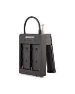 Westcott L60-B/U60-B NP-F Battery Grip with Adapter, Ideal for Portable LED Lighting & Location Use