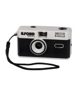 Ilford Sprite 35-II Reusable 35mm Film Camera with 31mm f/9 Lens and Built-In Flash, Black & Silver