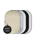 Westcott Illuminator QuickGrip 5-in-1 48 Inch x 72 Inch Reflector, Portable Light Control for Portraits