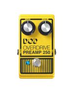 DigiTech DOD Overdrive Preamp 250 Pedal, Analog Overdrive, True Bypass, Aluminum Construction, Yellow