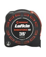 Lufkin 1-1/4-Inch x 35-ft. SHOCKFORCE™ G2 Magnetic Tape Measure, Diamond Coated End Hook