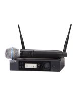 Shure GLXD24R+ Dual-Band Wireless Vocal Rack System with BETA 87A Microphone, Z3: 2.4, 5.8 GHz