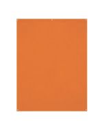 Westcott 5 ft. x 12 ft. X-Drop Wrinkle-Resistant Backdrop, for Traveling Photographers, Tiger Orange, 540S