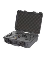 Nanuk 910 Case with Custom Foam for Optic Ready Pistol, Impact Resistant, Graphite, 910S-080GP-0A0-21312
