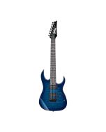 Ibanez 7-String Electric Guitar, HH Infinity R Pickups, Quilted Maple Top, Transparent Blue Burst