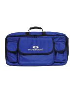 Novation MiniNova Gig Bag, Padded, Dual-Zip, Laptop & Accessory Pockets, Handle & Strap, Blue