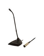 Shure MX412 Microflex® Standard Gooseneck Microphone, Built-In Desktop Mount, Preamp Included