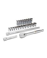 Gearwrench Set SKT STD/DP SAE 1/2DR 6 & 12PT 23PC