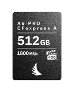 Angelbird 512 GB AV PRO CFexpress 4.0 Type A Memory Card, Shoots 8K+ RAW Bursts, 800 MB/s Write