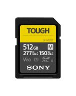 Sony 512 GB Tough M Series UHS-II SDXC Memory Card, Crush-Proof, Shock-Proof, IP68
