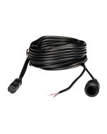 Lowrance 10-Foot Transducer Extension Cable for Hook² Bullet Skimmer Transducer, Black