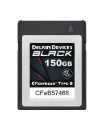 Delkin Devices 150GB CFexpress Type B Memory Card, 1725MB/s Read and 1530MB/s Write Speed, Black