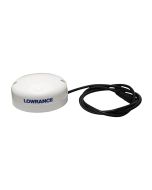 Lowrance Point-1 GPS Antenna with Built-in Compass, NMEA 2000®, Supports GPS and GLONASS, White