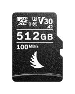 Angelbird 512GB AV PRO microSDXC V30 UHS-I Memory Card with microSD to SD Adapter