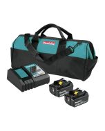 Makita 18V LXT® Lithium-Ion 5.0Ah Battery and Rapid Optimum Charger Starter Pack