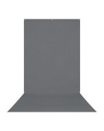 Westcott 5 ft. x 12 ft. X-Drop Wrinkle-Resistant Sweep Backdrop, Full Body Portraits, Neutral Gray, 620S