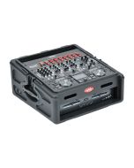 SKB Cases 10 x 2 Compact Rig with Steel Rails, Hard Lid and Doors & Side Access Ports