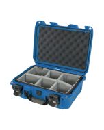 Nanuk 915 Hard Case with Padded Divider Insert, Customizable and Lockable, Blue, 915S-020BL-0A0