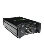 Mackie MDB-2P Stereo Passive Direct Box, Dual 1/4 Inch Inputs & Thru Jacks, XLR Outputs, Ground Lift