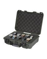 Nanuk 910 Watch Case with Foam Insert for 10 Watches, Dustproof Design, Olive, 910S-080OL-0A0-21299