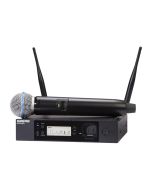 Shure GLXD24R+ Dual-Band Wireless Vocal Rack System with BETA 58A Microphone, Z3: 2.4, 5.8 GHz