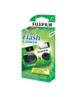 Fujifilm 27 Exposures QuickSnap Flash 400 Disposable Camera, Built-In Flash with 10 ft. Range