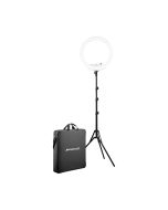 Westcott Ring Light 18 Inch Bi-Color LED Kit with Batteries and Stand, Type B (US) Plug, 3200-5600K