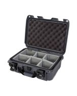 Nanuk 915 Hard Case with Padded Divider Insert, Customizable and Lockable, Graphite, 915S-020GP-0A0