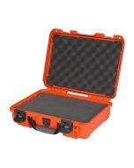 Nanuk 910 Hard Case with Foam, Rugged Protective Shell and PowerClaw Latches, Orange, 910S-010OR-0A0