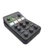 Mackie M•Caster Studio Desktop Live Streaming Mixer with Effects, Sampler, Bluetooth & Smartphone, Black