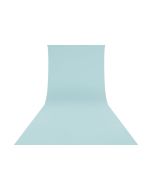 Westcott 9 ft. x 20 ft. Wrinkle-Resistant Backdrop for High-Key Images, Matte & Washable, Pastel Blue, 167S