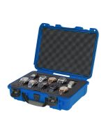Nanuk 910 Watch Case with Foam Insert for 10 Watches, Dustproof Design, Blue, 910S-080BL-0A0-21299