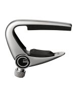 G7th Newport Partial 5-String Guitar Capo, Drop-D Style Tuning, Flip Lever, Silver, G7NPP5-U