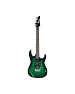 Ibanez GRX70QA GIO Series Electric Guitar, GRX Bolt-On Maple Neck, Transparent Emerald Burst