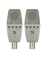 sE Electronics T2 Large Diaphragm Condenser Microphones (Pair), Omni, Cardioid & Supercardioid Patterns