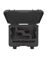 Nanuk 910 Hard Case with Custom Foam for Classic Firearm, Protective Shell, Graphite, 910S-080GP-0K0-18008
