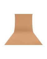 Westcott 9 ft. x 20 ft. Wrinkle-Resistant Backdrop for High-Key Images, Matte & Washable, Brown Sugar, 169S