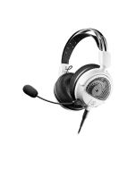 Audio-Technica ATH-GDL3WH Open-Back Gaming Headset, White, Detachable cable, 45 mm Driver Diameter