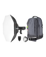 Westcott FJ200 Strobe 1-Light Backpack Kit for Multi-Brand Cameras, TTL, for Photographers, 4771M