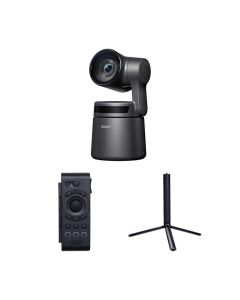 Obsbot Tail Air PTZ Camera Combo Kit with Smart Remote & Tripod, 4K USB, 4x Zoom, Wi-Fi, Bluetooth