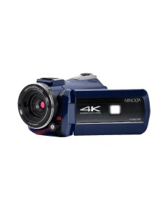 Minolta 4K Ultra HD / 30 MP Night Vision Camcorder, 16x Digital Zoom, 3.0 Inch LCD, Blue, MN4K40NV
