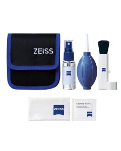 ZEISS Lens Cleaning Kit with 1 oz Bottle Lens Cleaning Fluid, 10 Moistened Wipes & Cleaning Brush