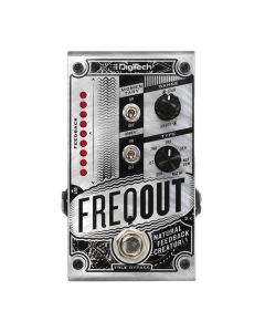 DigiTech FreqOut Natural Feedback Creator Pedal, Momentary/Latching Modes, True Bypass, Dry Defeat