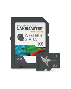 Humminbird LakeMaster Premium - Western States V1 Charts - Micro SD Card with Adapter, 602009-1