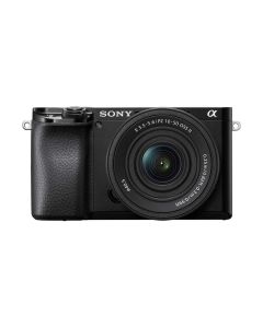 Sony a6100 Mirrorless Camera with 16-50mm f/3.5-5.6 II Lens, UHD 4K 120p, Real-Time AF, ILCE6100KB