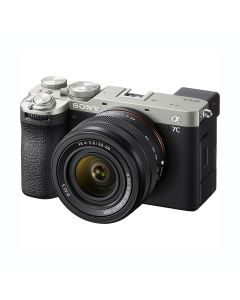 Sony Alpha 7C II Full-frame Interchangeable Lens Hybrid Camera with 28-60mm Lens, Bundle, Silver