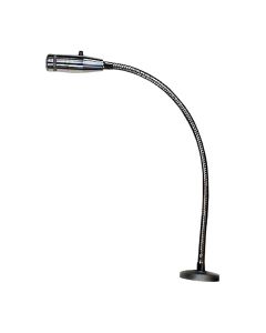 CAD Audio Astatic 119S Cardioid Dynamic Gooseneck Microphone, Push-to-Talk & On/Off Switch, Chrome