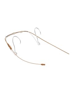 Shure DH5 DuraPlex Omni Headset Microphone, TA4F, 5mm Mic for Broadcast & Theater Use, Cocoa